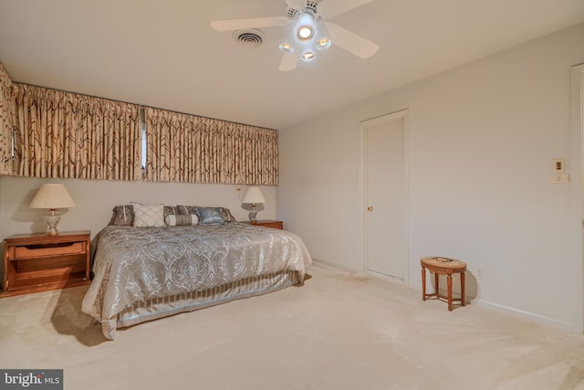7900 Ivy Ln, Baltimore, MD 21208 - bedroom with carpet flooring and a ceiling fan
