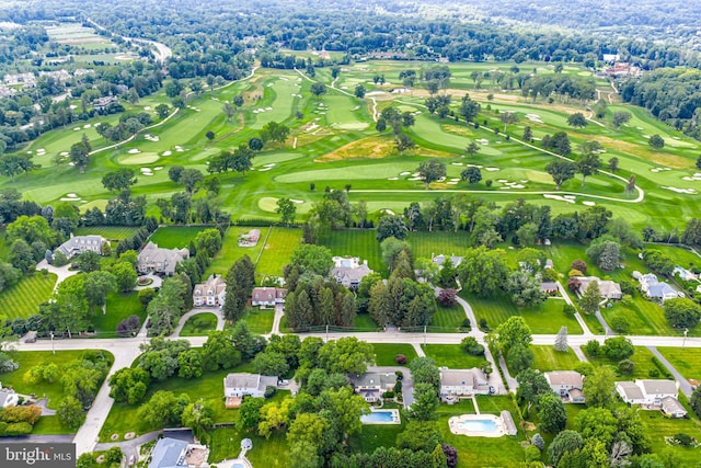 3537 Sawmill Rd, Newtown Square, PA 19073 - aerial perspective of suburban area with a golf course