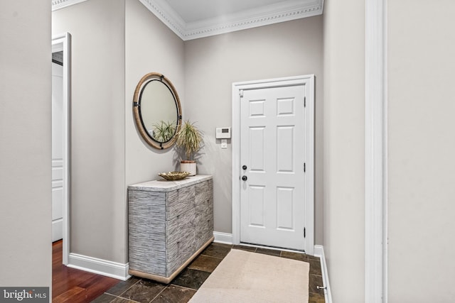 3537 Sawmill Rd, Newtown Square, PA 19073 - entrance foyer featuring ornamental molding and baseboards