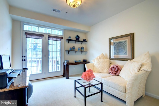13764 Earhart Cir, Herndon, VA 20171 - living room featuring carpet flooring and baseboards