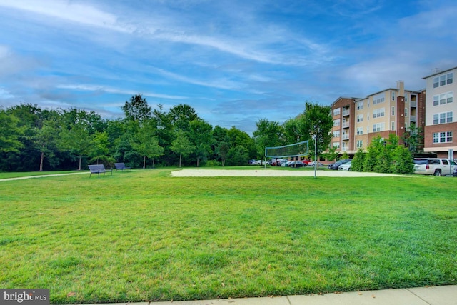 13764 Earhart Cir, Herndon, VA 20171 - view of property's community featuring volleyball court and a lawn