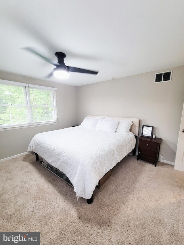 353 Wedgewood Dr, Easton, PA 18045 - carpeted bedroom with baseboards and a ceiling fan