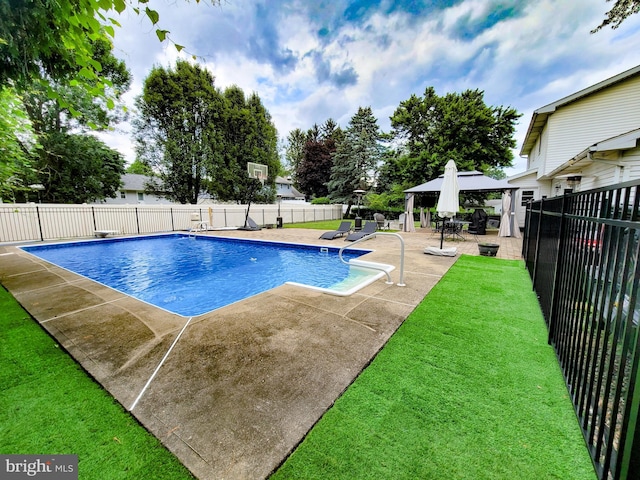 353 Wedgewood Dr, Easton, PA 18045 - view of pool with a gazebo and a patio area