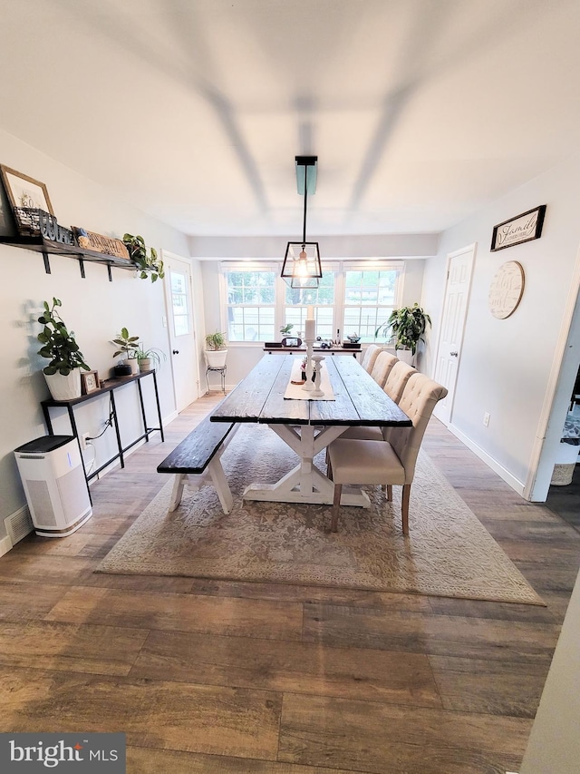 353 Wedgewood Dr, Easton, PA 18045 - dining room featuring wood finished floors and baseboards