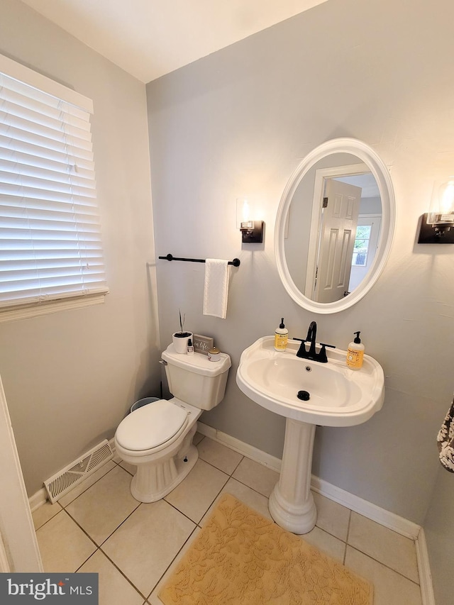 353 Wedgewood Dr, Easton, PA 18045 - half bath with tile patterned flooring and toilet