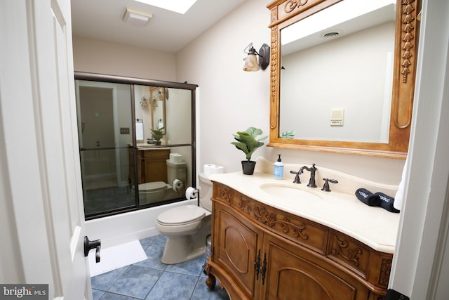 26 Sleigh Run, Reedsville, PA 17084 - full bathroom with vanity, combined bath / shower with glass door, and tile patterned flooring
