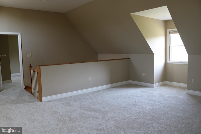 6535 Dumeny Rd, Greencastle, PA 17225 - additional living space with carpet floors and vaulted ceiling