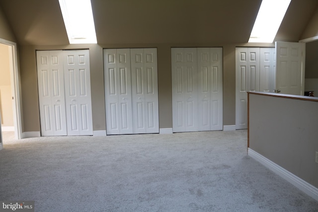 6535 Dumeny Rd, Greencastle, PA 17225 - unfurnished bedroom with carpet floors, multiple closets, and a skylight