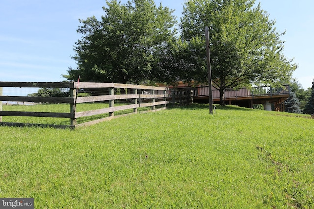 6535 Dumeny Rd, Greencastle, PA 17225 - view of yard with a deck