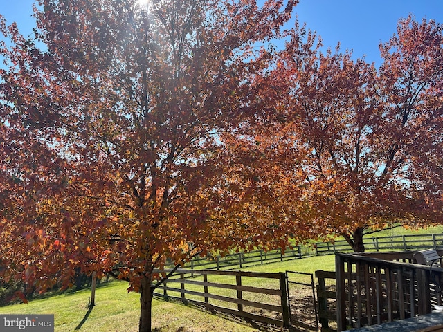 6535 Dumeny Rd, Greencastle, PA 17225 - view of yard featuring a view of countryside