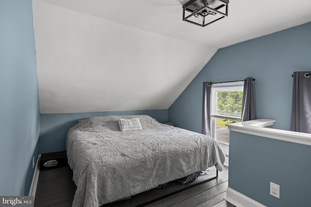 21 Creek Rd, Delran, NJ 08075 - bedroom with vaulted ceiling and wood finished floors