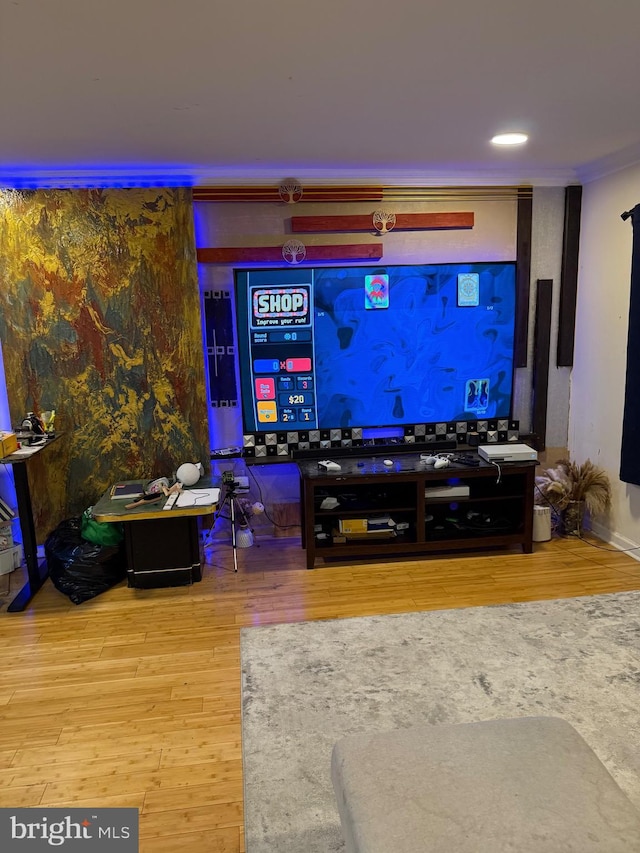 16820 Malabar St, Rockville, MD 20855 - living room with wood finished floors