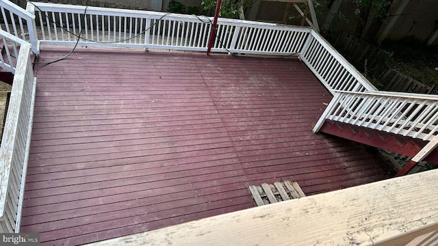 16820 Malabar St, Rockville, MD 20855 - view of wooden deck