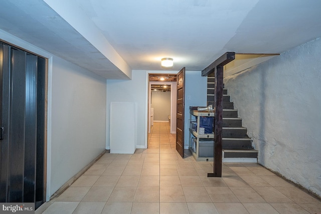 823 N 21st St, Philadelphia, PA 19130 - finished below grade area featuring stairs