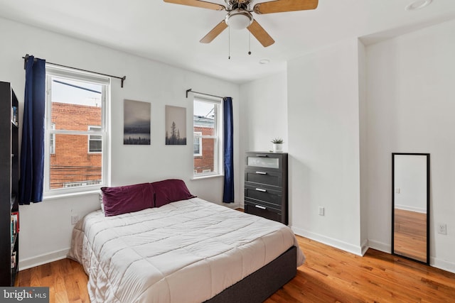 1645 S Carlisle St, Philadelphia, PA 19145 - bedroom with wood finished floors and ceiling fan