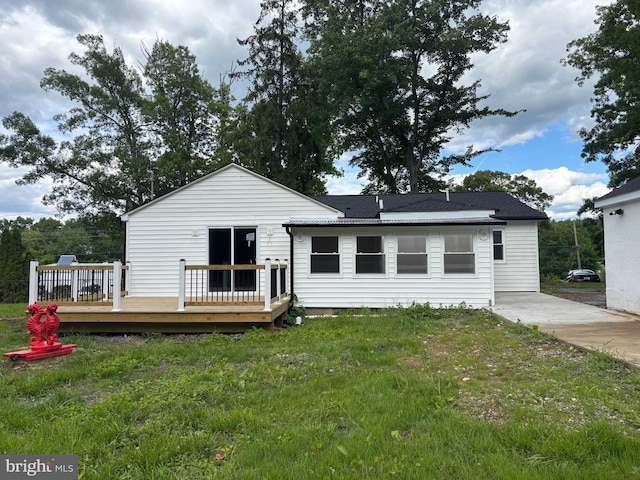 1700 Whiteford Rd, Darlington, MD 21034 - back of property with a deck and a yard
