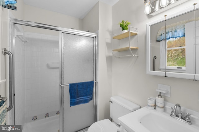 6212 Monroe Ave, Sykesville, MD 21784 - bathroom featuring a shower with door and vanity
