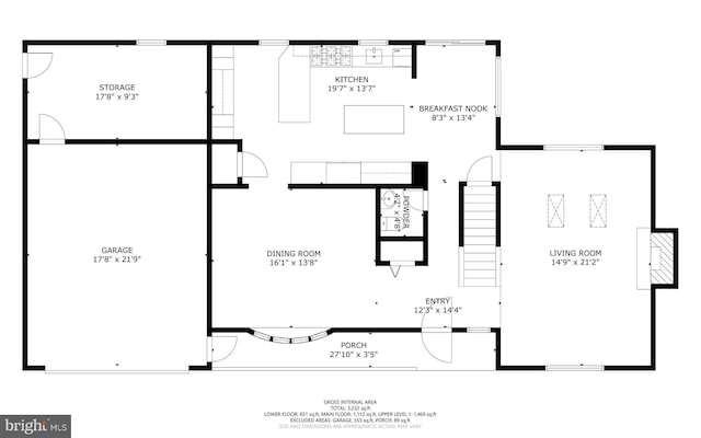 6212 Monroe Ave, Sykesville, MD 21784 - view of room layout