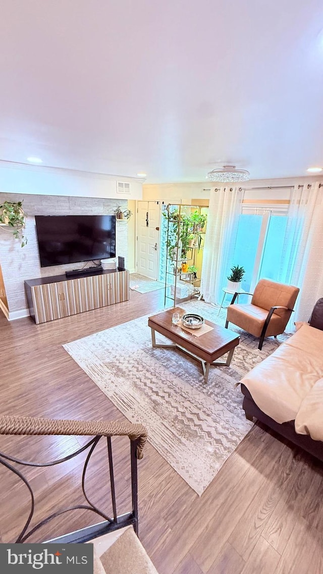 11881 Academy Rd Unit I6, Philadelphia, PA 19154 - living area with wood finished floors