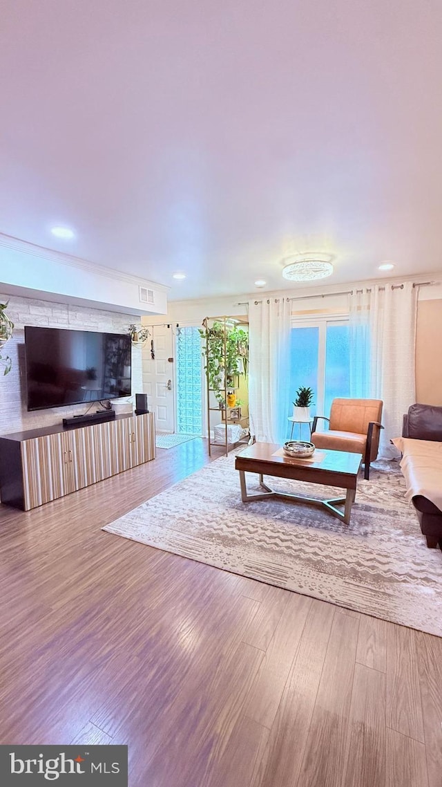 11881 Academy Rd Unit I6, Philadelphia, PA 19154 - living room with wood finished floors