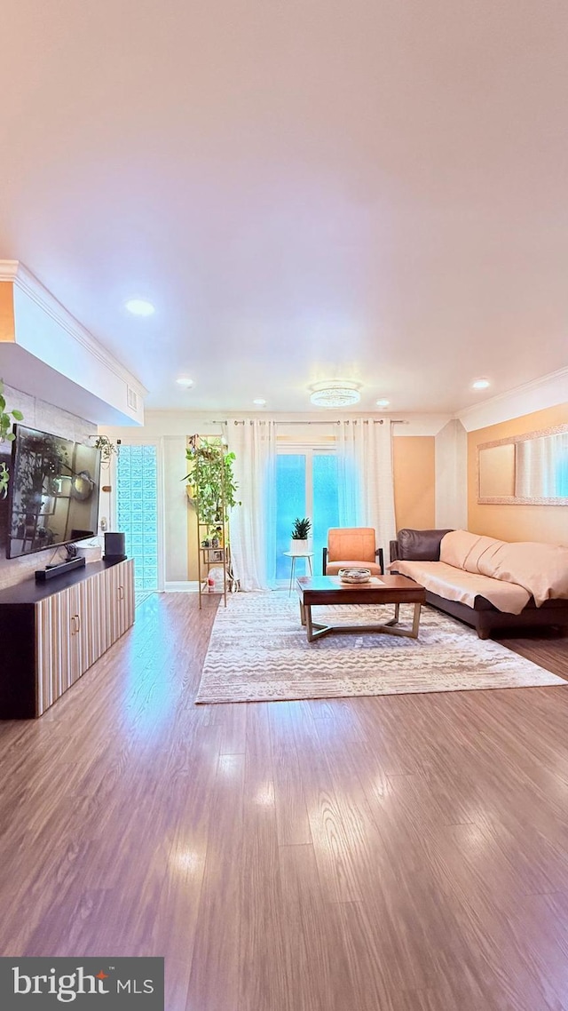 11881 Academy Rd Unit I6, Philadelphia, PA 19154 - living area with wood finished floors