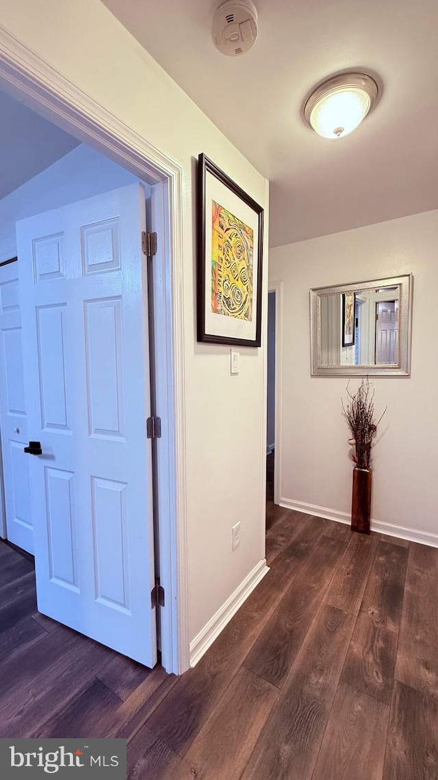 11881 Academy Rd Unit I6, Philadelphia, PA 19154 - corridor featuring dark wood-style floors