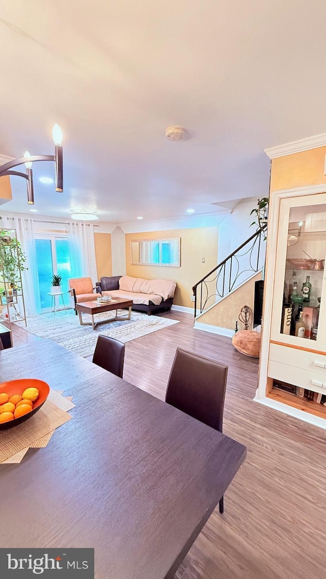 11881 Academy Rd Unit I6, Philadelphia, PA 19154 - living room featuring wood finished floors and ornamental molding