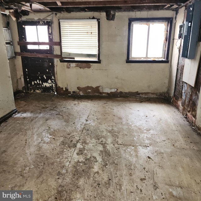 3123 Mcelderry St, Baltimore, MD 21205 - spare room with healthy amount of natural light and electric panel
