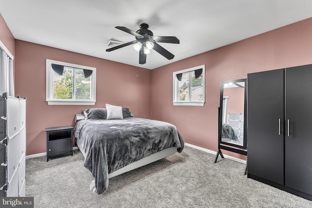 600 Central Ave, Runnemede, NJ 08078 - bedroom with carpet flooring and ceiling fan