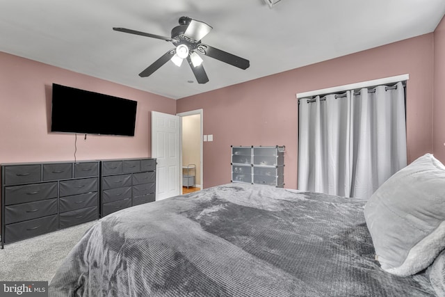 600 Central Ave, Runnemede, NJ 08078 - bedroom with ceiling fan and carpet floors