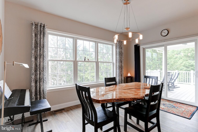 17 Beckleys Cor, Lebanon, PA 17042 - dining area with plenty of natural light and wood finished floors