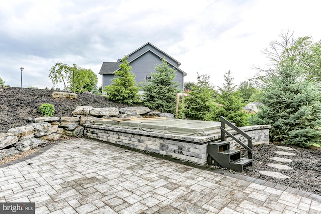 17 Beckleys Cor, Lebanon, PA 17042 - view of patio featuring a covered hot tub