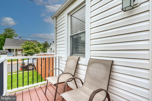 46 Avalon Ave, Dundalk, MD 21222 - view of wooden deck