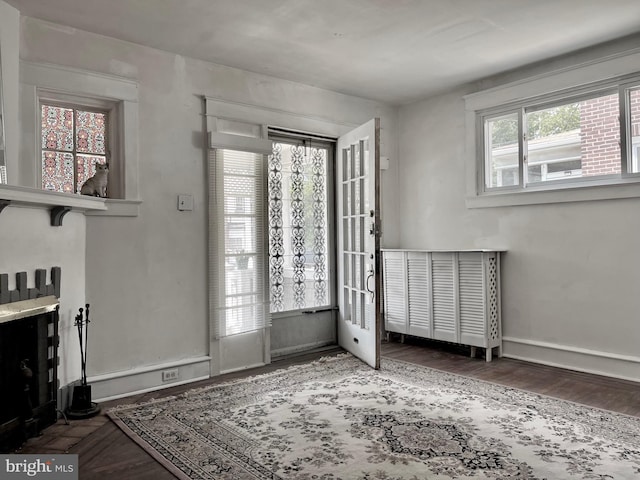 217 Bartlett Ave, Sharon Hill, PA 19079 - foyer featuring wood finished floors and baseboards