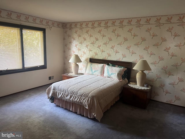 21 Stratton Dr, Hamilton, NJ 08690 - bedroom featuring carpet flooring and wallpapered walls