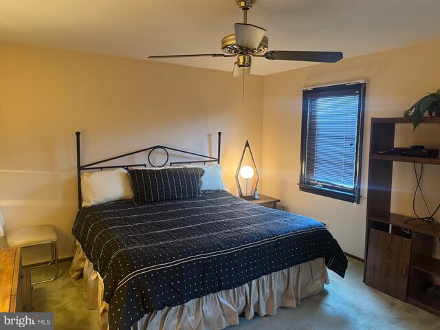21 Stratton Dr, Hamilton, NJ 08690 - bedroom with carpet flooring and ceiling fan