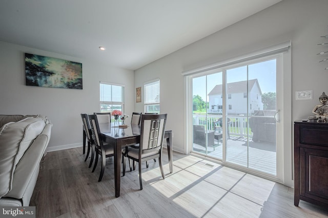 303 Jasper Way, Middletown, DE 19709 - dining room featuring light wood finished floors and recessed lighting