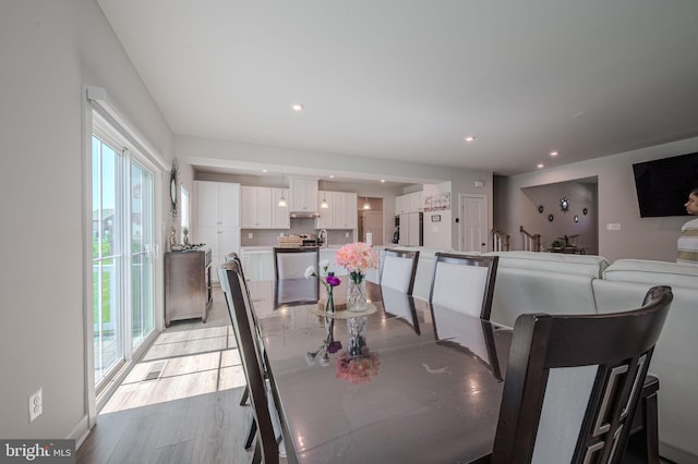 303 Jasper Way, Middletown, DE 19709 - dining space featuring recessed lighting and light wood-style floors