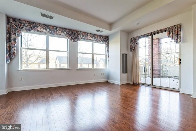 2019 Windrow Dr, Princeton, NJ 08540 - empty room with healthy amount of natural light and dark wood-style flooring
