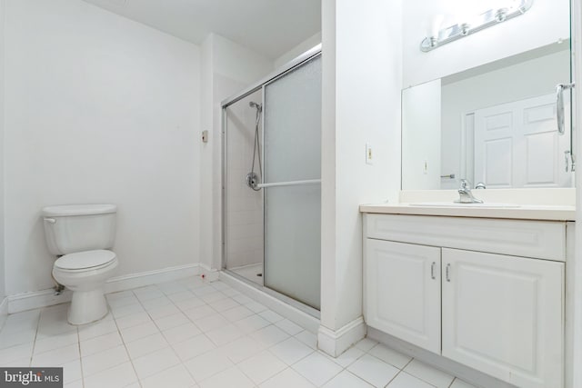 2019 Windrow Dr, Princeton, NJ 08540 - full bath featuring vanity, tile patterned flooring, and a stall shower