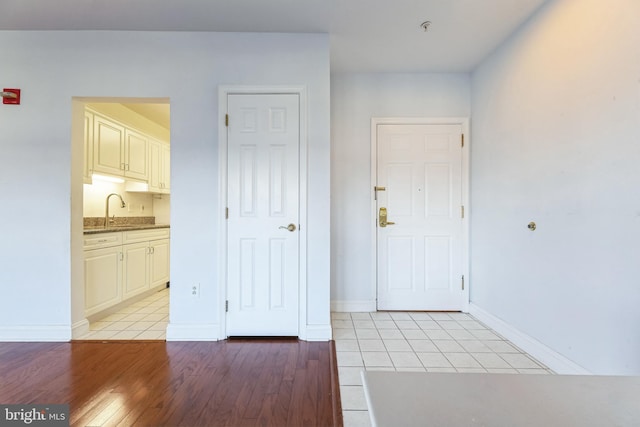 2019 Windrow Dr, Princeton, NJ 08540 - foyer with light wood finished floors and baseboards