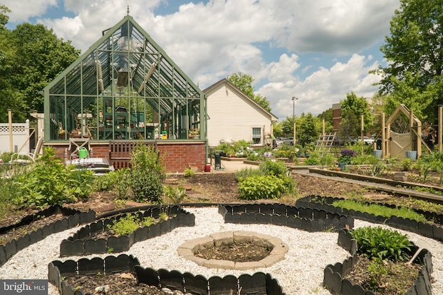 2019 Windrow Dr, Princeton, NJ 08540 - back of property featuring a garden