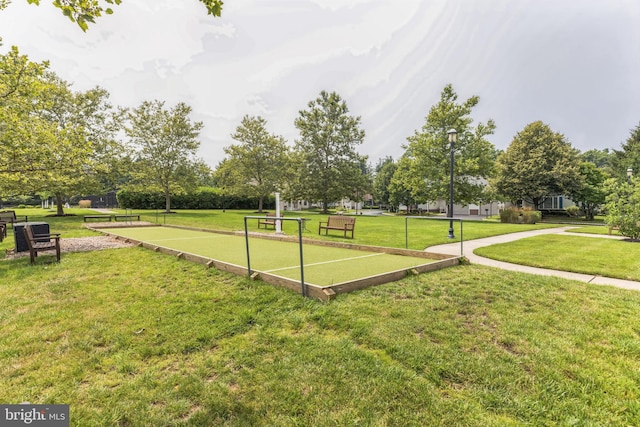 2019 Windrow Dr, Princeton, NJ 08540 - view of home's community with a bocce ball area and a yard
