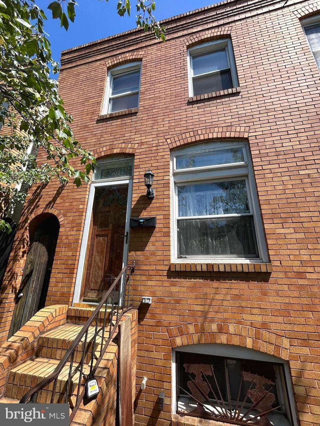 2024 Gough St, Baltimore, MD 21231 - view of front facade with brick siding