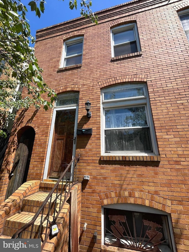 2024 Gough St, Baltimore, MD 21231 - view of front facade with brick siding