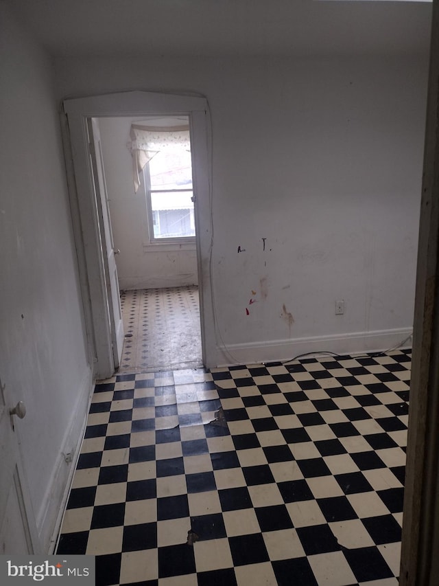 2714 E Biddle St, Baltimore, MD 21213 - empty room with tile patterned floors