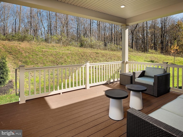 9976 Baker Ln, Ellicott City, MD 21042 - view of deck