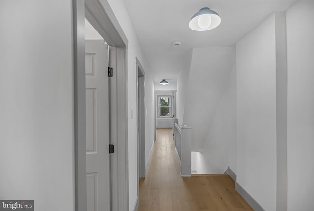 136 W 3rd Ave, Conshohocken, PA 19428 - corridor featuring an upstairs landing and light wood-type flooring