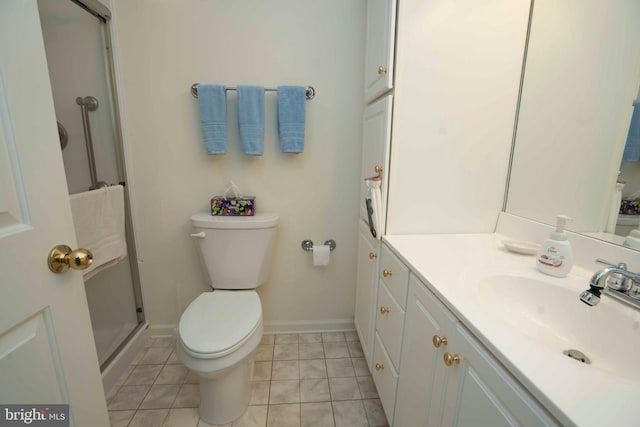 3301 Shellers Bnd Unit 909, State College, PA 16801 - full bath featuring a shower stall, vanity, and tile patterned flooring