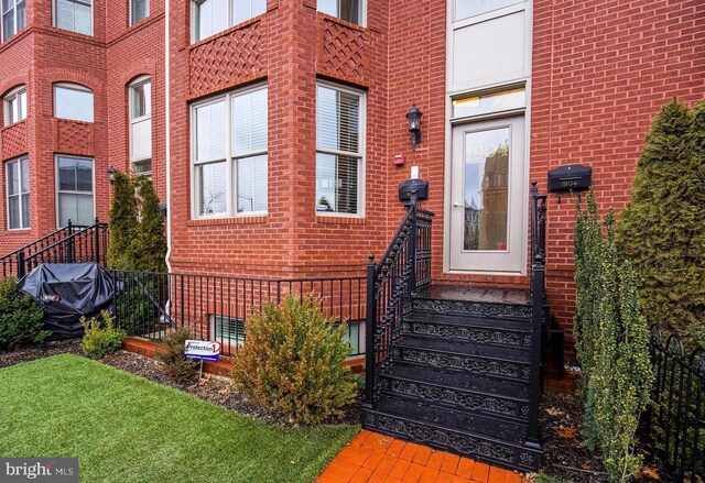 1904 Vermont Ave NW Unit A, Washington, DC 20001 - view of exterior entry featuring brick siding